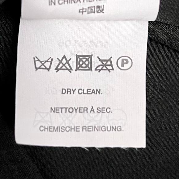 J.Crew 100% Silk Black and cream flounce wolfstooth sleeveless Dress – Size 2 - Picture 7 of 7